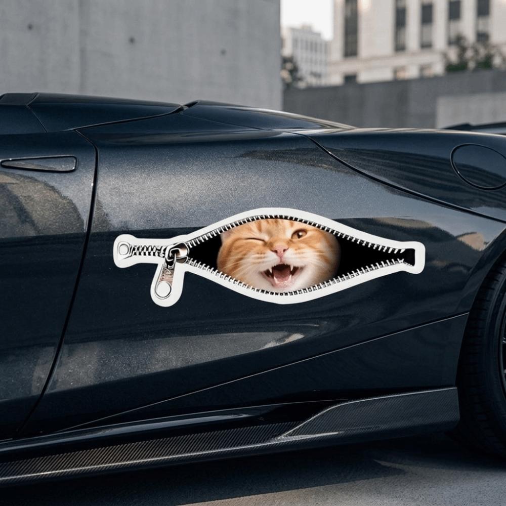 Creative Car Stickers Scratch Covering Car Decorative Sticker Pet Car Stickers  Car Window Glass