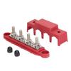 Busbar Box, M8 Terminal Stud Junction Block 250 Amp Rated (Red)