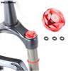 Red Shock Absorption Shoulder Gas Caps Nozzle Cover Bicycle Fork Cover Air Fork Cover MTB Fork Cap