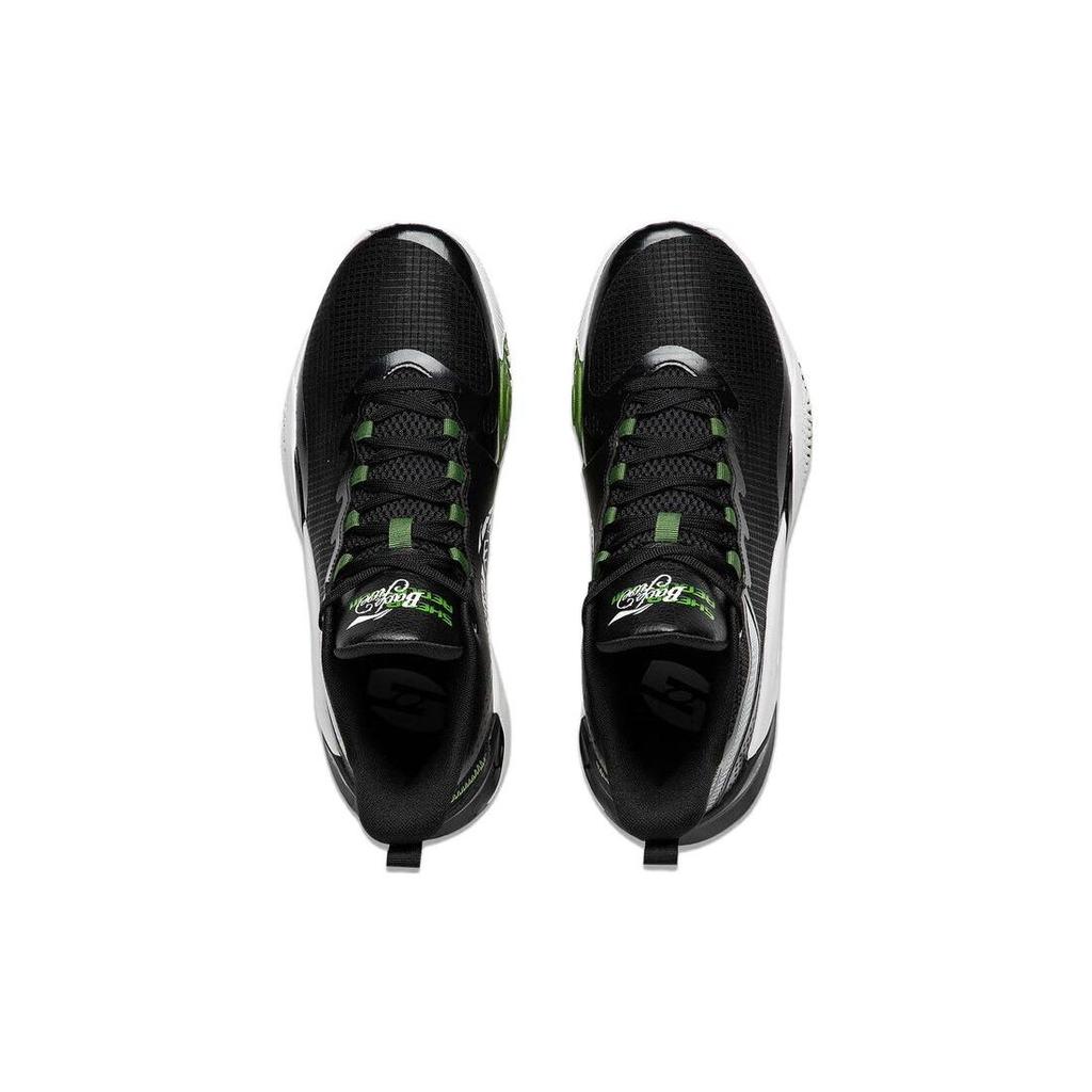 Li Ning Storm 2023 Comfortable Shock Absorbing Durable Low Top Basketball Shoes Men Sneaker Black ABFT021-1