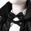 Boys Girls Circus Magician Wizard Cosplay Costume Cape Hat Magic Wand Gloves Necktie Halloween Theme Party Role Play Outfits
