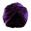 Adjustable Knotted Satin Hair Bonnet Double Layer Hair Wrap Women Hair Care Turban Satin Sleep Hat for Curly Straight Hair