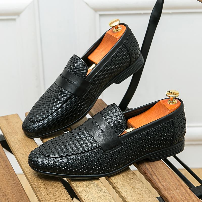 Новые мужские классические оксфорды на плоской подошве, деловая повседневная кожаная обувь, лоферы, свадебные туфли, обувь в итальянском стиле