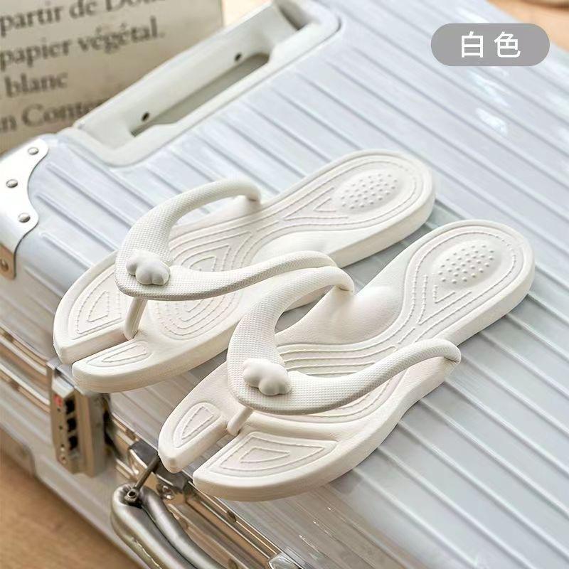 Съемные складные тапочки для путешествий, переносные женские, для ванной комнаты в отеле, нескользящие, для пар, пляжная обувь, шлепанцы с мягкой подошвой