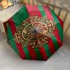 Royal Emblem Fabric Folding umbrella Portable durable Sun umbrella Gift light