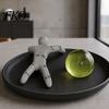 Portable Fidget Figure 3D Printed Articulated Figure, Movable Joints Figurine, Compact Decompression Toy Small Robot Desk for Kids Adults, Stress