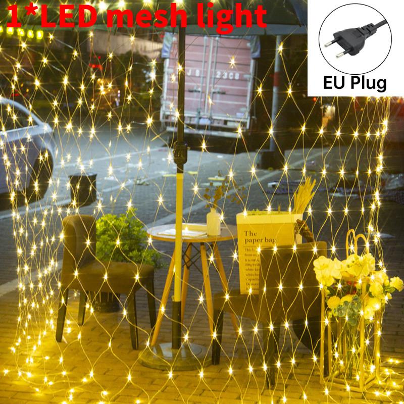 Net Led Lighting 10m Waterproof Outdoor Festive Decor For Home Garden Parties