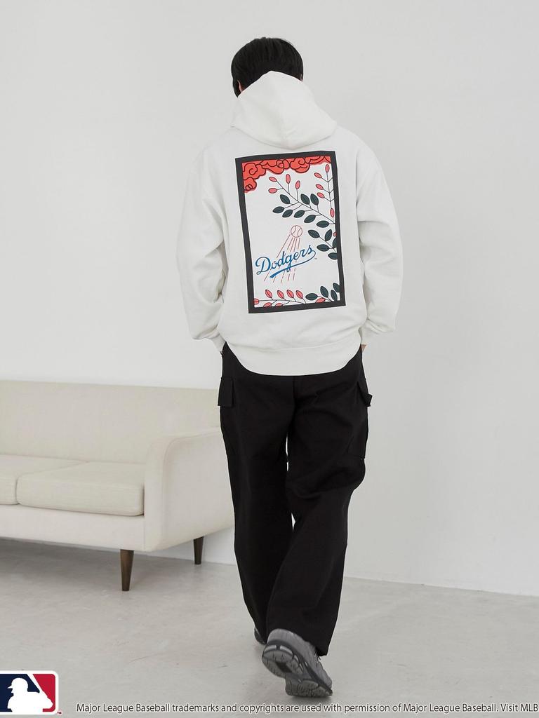 Худи Cohen MLB Exclusive с принтом Ханафуда на спине 75206020474 6990 ТЕМНО-ЗЕЛЕНЫЙ(69) XL