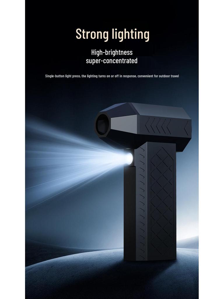 Ручной беспроводной мини-турбовентилятор и вакуумный пылесос для кемпинга в одном