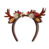 Plastic Antlers Headband Fawn Horn Christmas Elf Headband Christmas Headband  Ladies