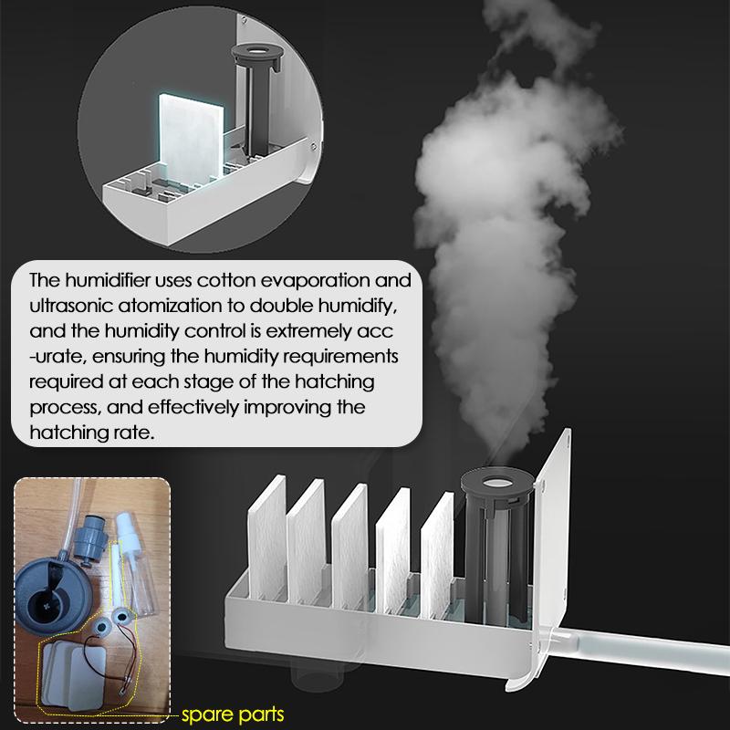 24 Яичный инкубатор Полностью автоматический сенсорный контроль температуры Фермерский инкубатор Машина для инкубации кур Утки Перепела Птица Брудер Яичный инкубатор