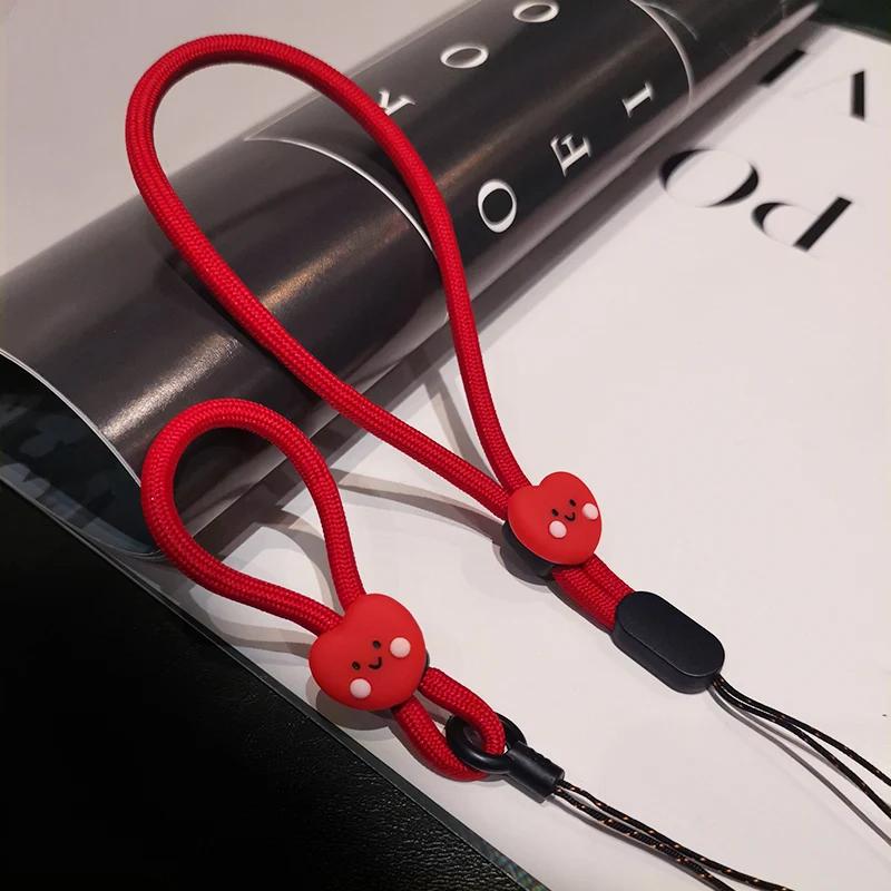 Cartoon Phone Lanyard Wrist Strap Shy Short Cord Iphone Huawei Red Rice Xiaomi Samsung Phone Strap Cute Lanyard Keycord