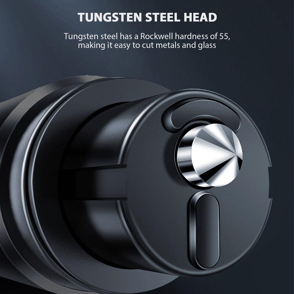 Автомобильный стеклоподъемник, портативный металлический автомобильный аварийный молоток с резаком для ремня безопасности, спасательный аварийный аварийный инструмент для автомобиля