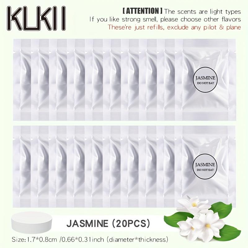 20 твердых сменных картриджей для автомобильного освежителя воздуха - долговечная замена аромата для автомобильного диффузора с зажимом для вентиляционного отверстия