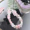 Heart Star Cellphone Strap Pink Pearl Cool Girl Phone Chain Lovely Y2k Phone Lanyard  Jewelry Gift