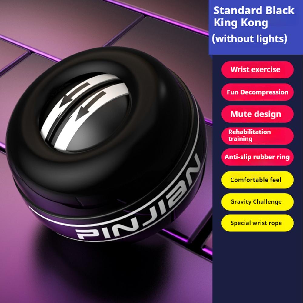 Power Wrist Ball LED Self-Starting Grip Gyro Ball Gyroscope Trainer Hand Muscle Relax Arm Fitness Home Exercise Sports Equipment