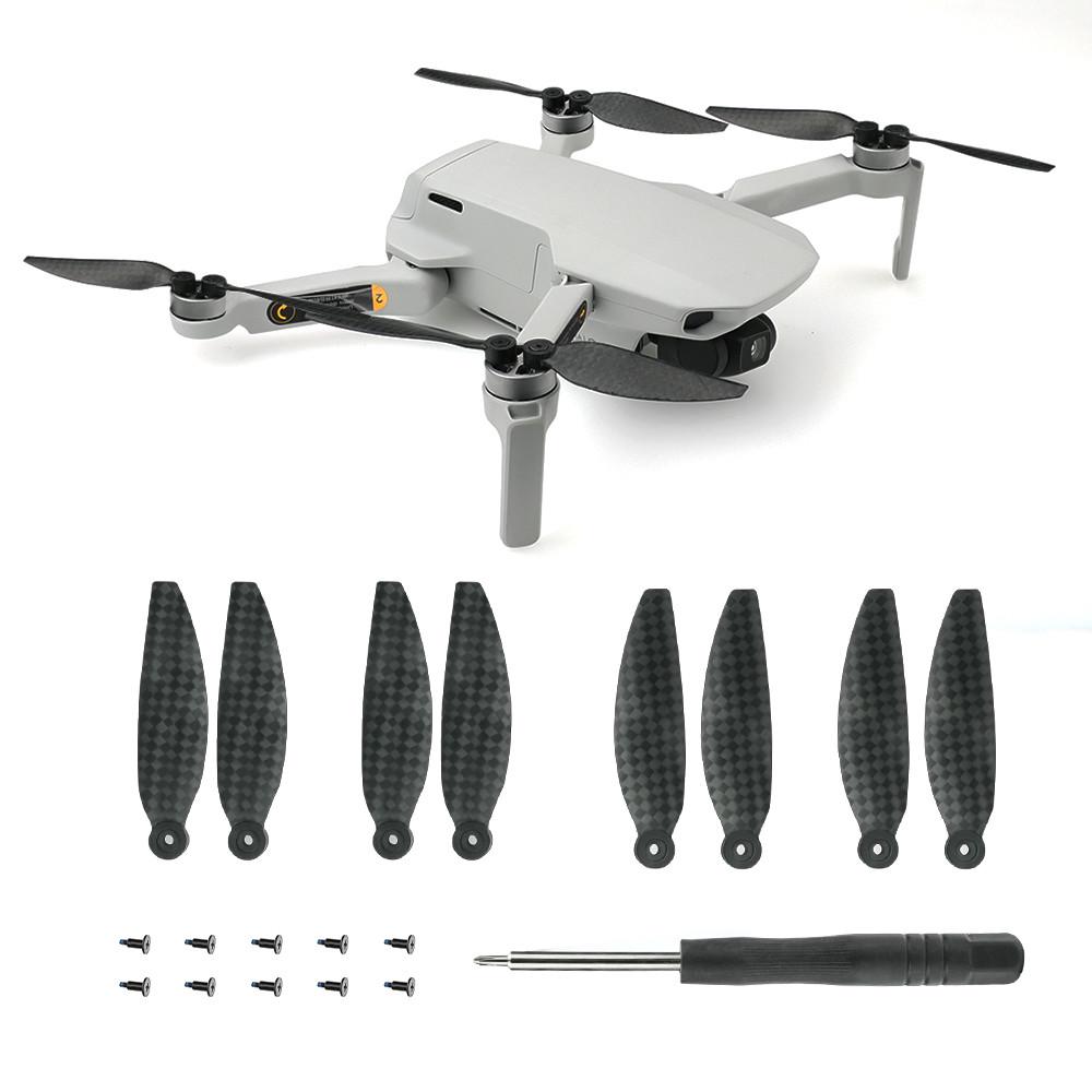 8 шт. складные пропеллеры из углеродного волокна для мини-дрона Mavic