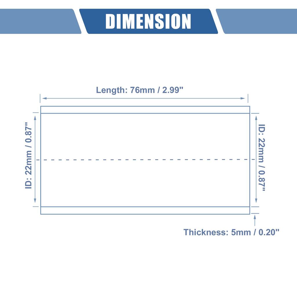 X AUTOHAUX Silicone Hose Silicone Pipe Radiator Hose 1 Piece Inner Diameter 0.9 Inch