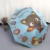 1pc Chococat Birthday Illustration Umbrella with Plastic Handle,Compact & Stylish,Suitable for All Seasons Home Travel Outdoor N193
