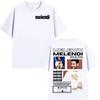 Rapper Melendi Tour 2026 Album Merch T-Shirts Mens Women Vintage Oversized Cotton T-shirt Y2K Casual High Quality Short Sleeve T Shirt