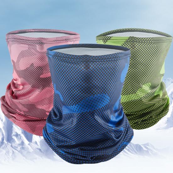 Face Guard Sun Protection Neck Cover Ice Silk Breathable Quick-Dry Face Guard
