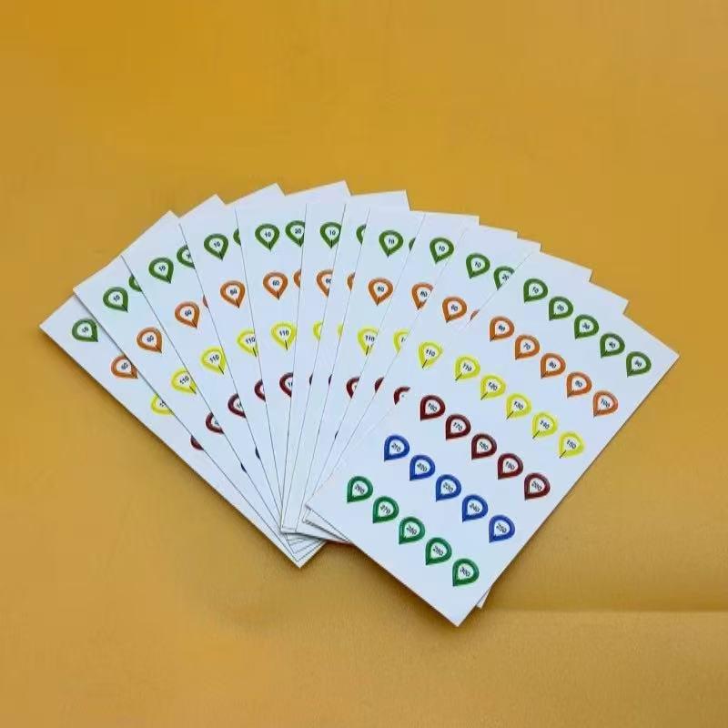 10 Листов Наклейки на Барабанчики Прицела Бирки на Барабанчики Прицела Для Стрельбы по Мишеням на Ближней и Средней Дистанции Охоты