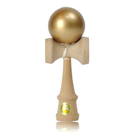 Ozora Japan Kendama Association Certified Premium 3918 Kendama, Gold, No.