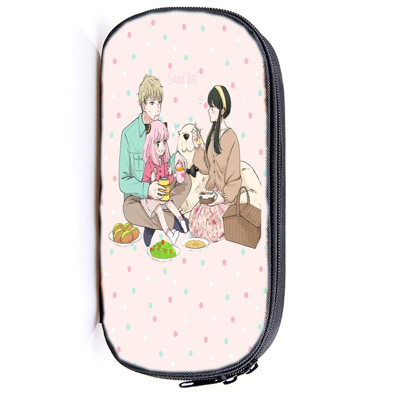 Семейный пенал Spy X Anya Forger, многофункциональный пенал, школьные принадлежности, чехол для ручек, канцелярские принадлежности, пенал