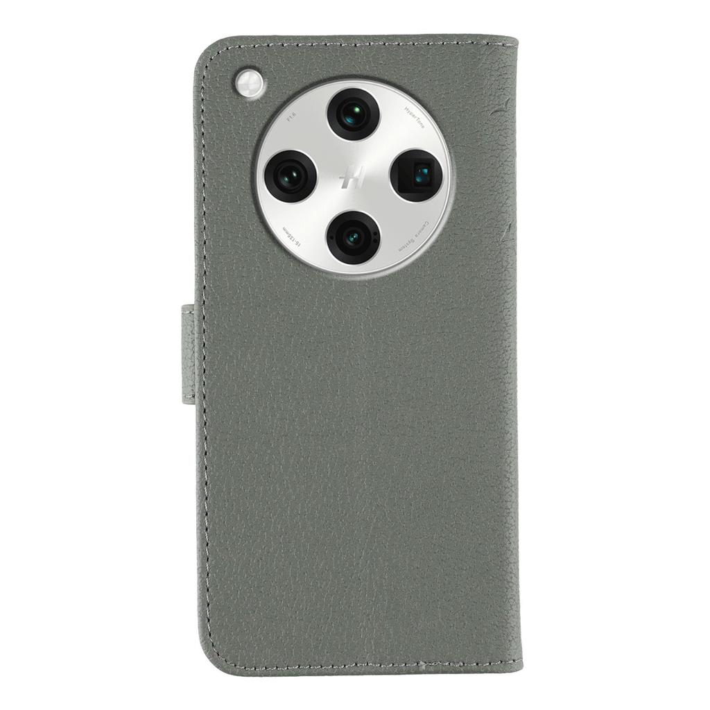 For Oppo Find X8 Pro 5G Case Feather Imprint PU Leather Wallet Phone Cover