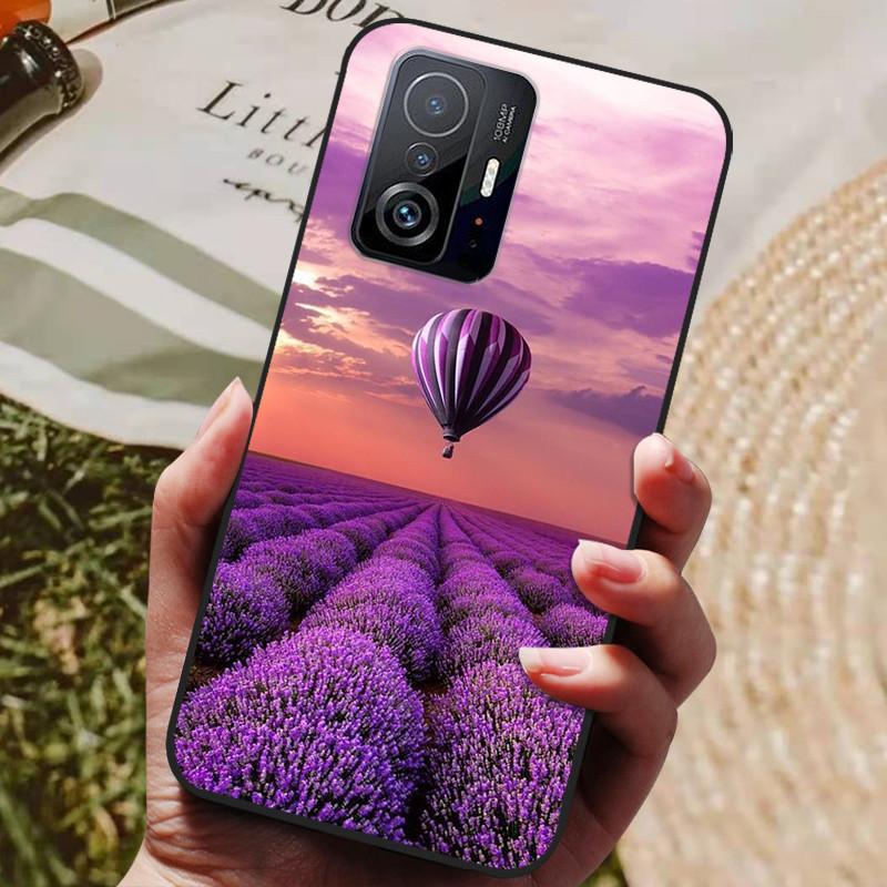 Чехол для Xiaomi 11T Pro Чехол для Xiaomi mi 11T Pro Противоударный Силиконовый Мягкий TPU Задняя Крышка Телефона для Xiaomi 11T Pro Fundas