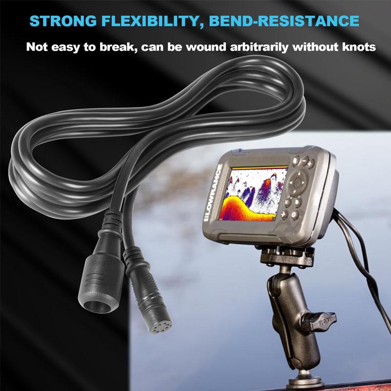 Lowrance 000-14414-001 Extension Cable 10 Feet Compatible with TripleShot/SplitShot Transducers and Hook2 Series Fishfinder