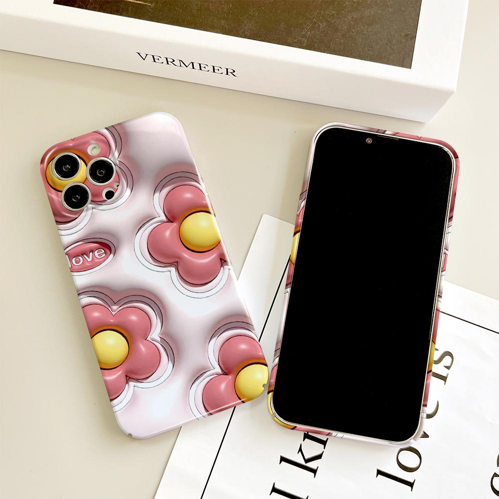 Универсальный чехол для телефона с пленкой и мультяшным модным дизайном, твердый чехол с полным покрытием, защитный чехол для камеры для iPhone, Samsung, Xiaomi, Poco, Redmi, Huawei, Honor