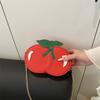 Summer New Trendy Creative Cherry Shape Shoulder Messenger Bag Female Cute Personality Small Chain Casual Bag