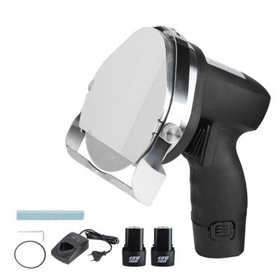 Беспроводная электрическая ломтерезка для кебаба с регулируемой толщиной лезвия для нарезки жареного мяса, машина для нарезки ломтиками, вилка европейского стандарта 110–240 В