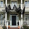 6 шт. Хэллоуин Украшение Белая Черная Марлевая Ткань Готический Дом с Привидениями Жуткая Страшная Марля Сценический Реквизит Хэллоуин Вечеринка Домашний Декор