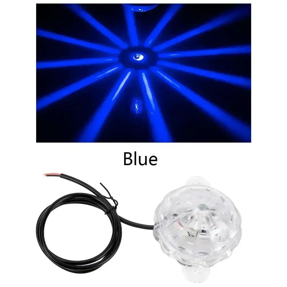 Motorcycle 12V LED Flash Chassis Light Strobe Atmosphere Lamp Underglow Ambient Lighting Moto Decoration Accessories Universal