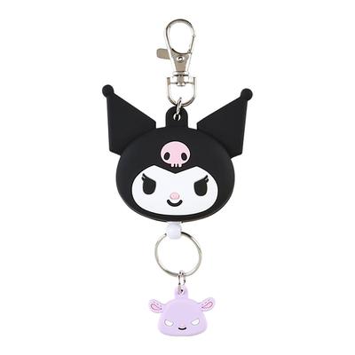 Брелок-талисман Sanrio Reel Kuromi Key Mascot Kuromi xx Персонаж 168858 В форме лица Куроми-тян 13,5 6,1 1,8 см