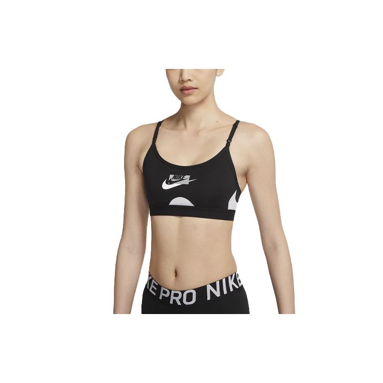 Nike Dri-FIT Indy Color Block Low-Intensity Support Sports Bra Women Underwear Black DB9989-010