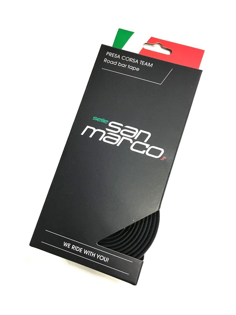 Selle Sanmarco EVATEAM BARTAPES BLACKWHITE T008M Bar Tape, 200x3cm, for Road Bikes and Mountain Bikes