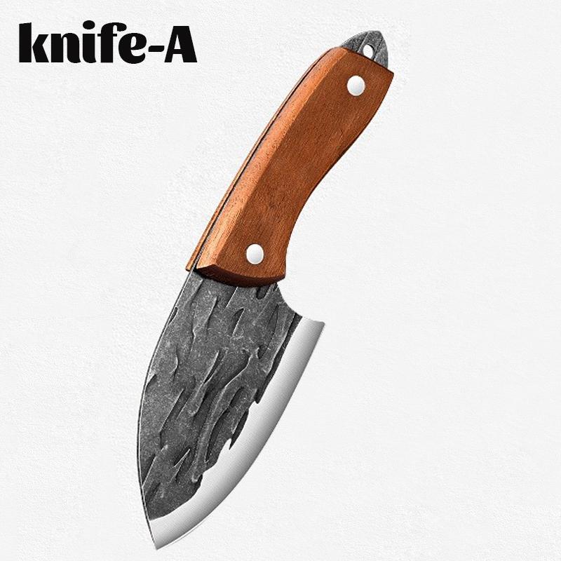 Кухонный нож для разделки мяса из нержавеющей стали, нож для рыбы, кованный вручную, нож для обвалки, острый и прочный нож шеф-повара