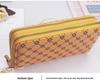 2024 Women's Fashion Wallet: European & American Style, Multi-Card Slot, Double Zipper, Phone Clutch.