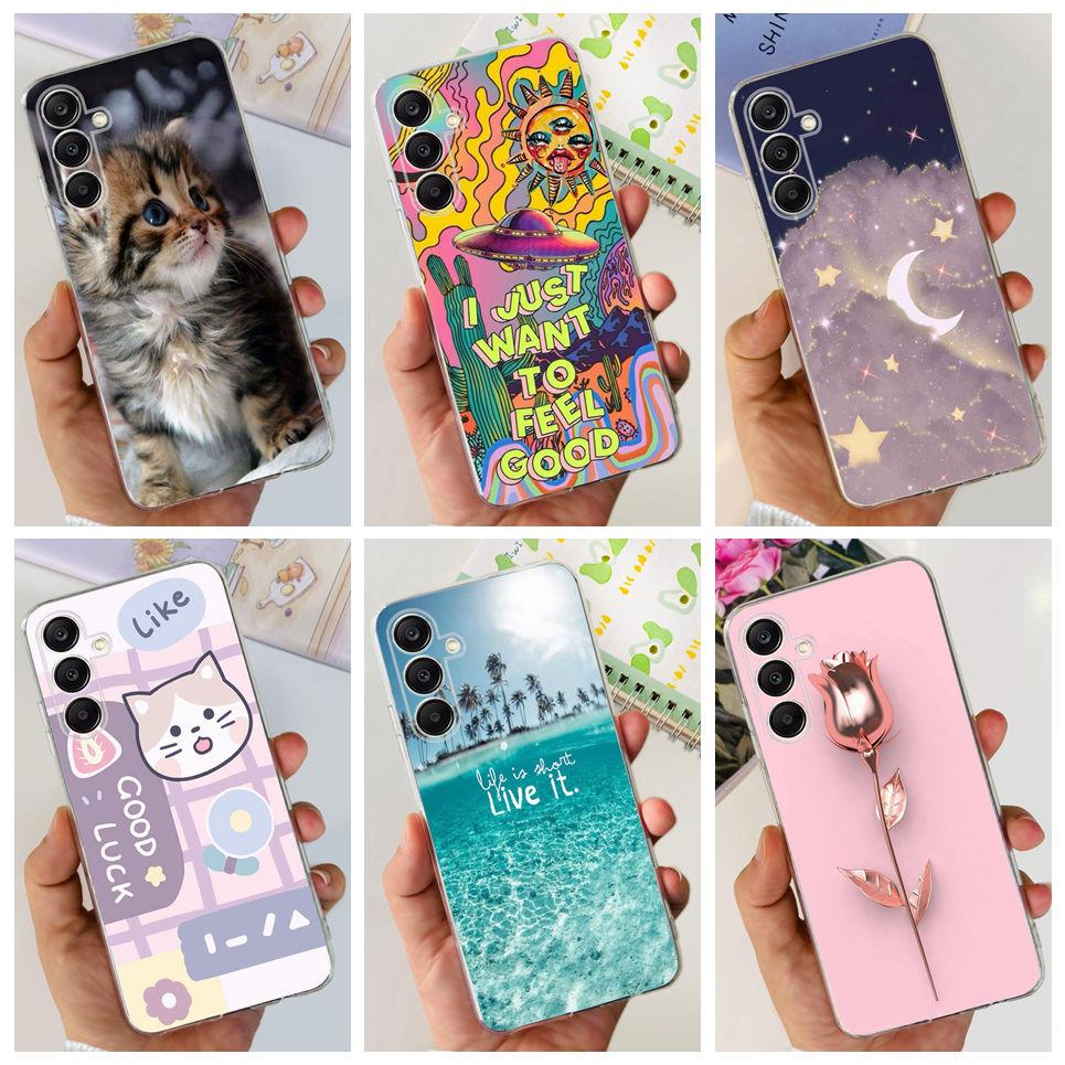 For Samsung Galaxy A25 5G 2023 Case Soft Transparent Soft TPU Ultra Slim Bumper Mask For Samsung A24 4G SM-A245F Cover Capa Etui