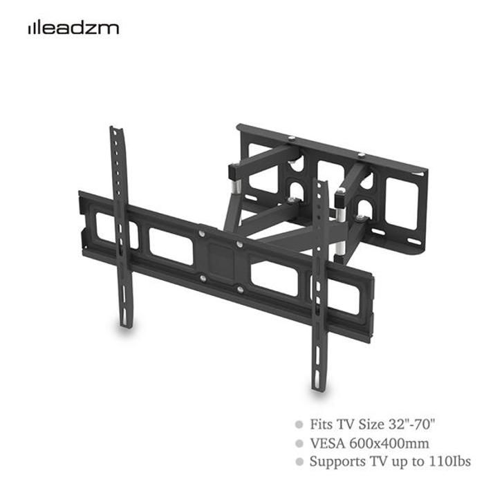 Support Mural TV - WOSHITE - 32" à 70" - Acier de haute qualité - 50kg max - Fixe