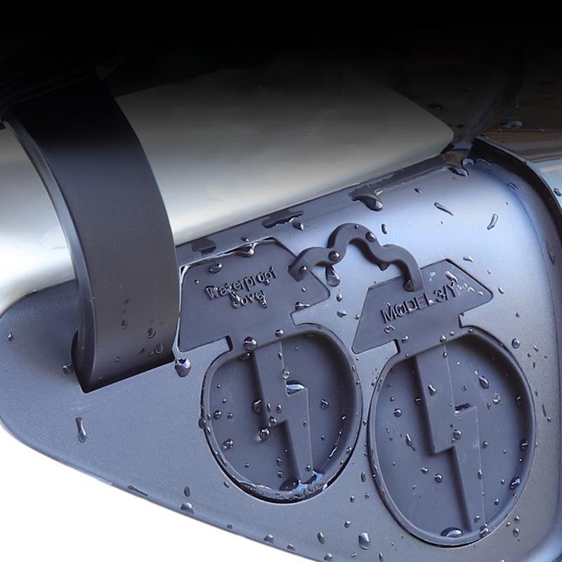 Для Tesla Model 3 2017 - 2020 Model Y силиконовый автомобильный порт зарядки водонепроницаемый чехол отверстие для зарядного устройства пылезащитный чехол CCS EU