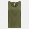 Elegant Basic Tank Top Round Neck Woman