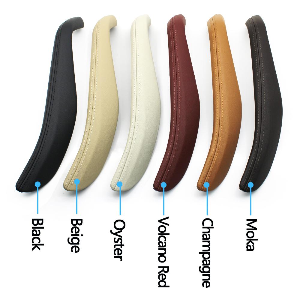 Left Right Interior Door Pull Handle Leather Outer Cover Replacement For BMW 5 Series G30 G31 F90 2018 2022