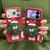 Рождественская елка кукла подходит для чехла для мобильного телефона Apple 17 16promax противоударный 15Pro полностью закрывающий 13/14 защитный чехол