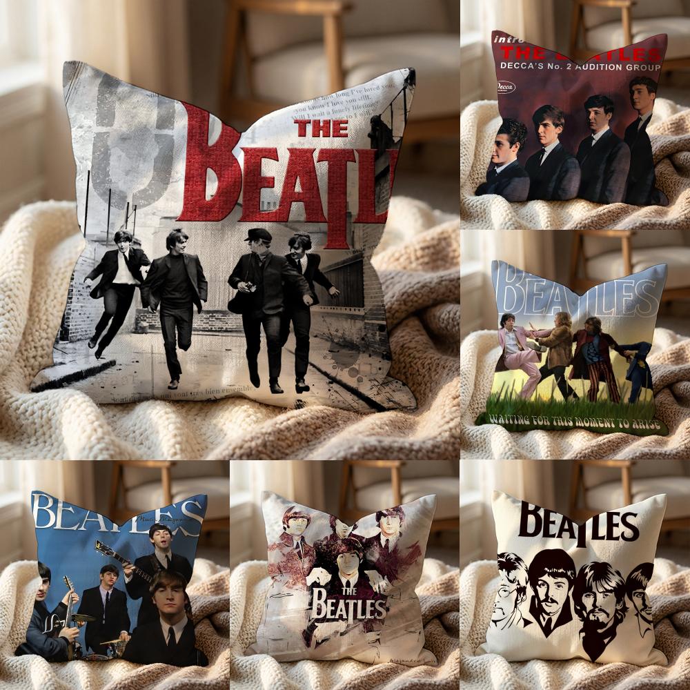 Чехол на подушку The Band T-The B-Beatles, многоцелевой чехол для дома и автомобиля - Двусторонний, мягкий и прочный для повседневного использования