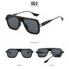 New Vintage Square Men Sunglasses Brown Luxury Brand Classic High Quality Sun Glasses For Women Uv400