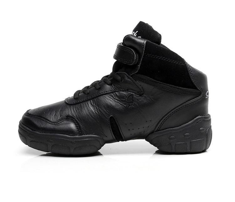 Обувь для танцев Мужские Женские Кроссовки Танцевальные Современные Хип-Хоп Сальса Танцевальные Туфли Черные Холщовые Натуральная Кожа Дышащие Спортивные Мужские Шоу